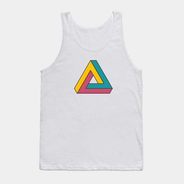 Penrose Triangle Tank Top by misterghostie